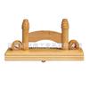Base de Ventilador Plegable al por Mayor del Fabricante, Soporte de Ventilador Plegable de Bambú, Jade y Caoba de Imitación Estilo Chino, Soporte para Ventilador, Marco de Ventilador, Marco de Ventilador Plegable de Bambú