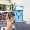 Funda para Teléfono Móvil Apple 17Promax Tres en Uno Anti-Caídas Cubierta Protectora Iphone16 Estuche Duro Magnético con Botón de IA