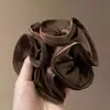 Scrunchie com vibe feminina, elástico de cabelo coreano fofo, acessório de cabelo estilo preguiçoso oversized, faixa de cabelo para coque