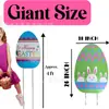Letreros de Pascua para el Jardín Decoraciones para Fiestas Navideñas Césped Exterior Decoración Perfecta Inserciones de Pascua