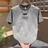 Camiseta de manga corta tie-dye para hombre, diseño de verano 2026, top casual tipo camiseta, ropa de media manga moderna estilo americano para hombre