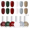 Traje Popular Transfronterizo de Esmalte de Uñas Joyería de Arte para Uñas Láser Luminoso Decoración para Uñas Base Agua Sin Horno Sin Descamación Secado Rápido