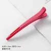 Grampo Pontiagudo Sem Costura para Cabeleireiro Profissional, Grampo Bico de Pato, Grampo de Cabelo Grande Colorido para Posicionamento de Seção de Permanente e Coloração Feminina