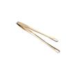 Pinza para Barbacoa de Acero Inoxidable 304 Coreana Dorada Personalizada con Logo de Fabricante Pinza Larga para Barbacoa de Comida de Buffet