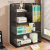 Estantería de escritorio, estante de almacenamiento para libros ilustrados infantiles, atril de escritorio, organizador de libros simple, estantería, caja de almacenamiento