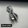 Cable de Datos 3A Tipo-C a Tipo-C Carga Rápida Pd Adecuado para Teléfonos Móviles Huawei Apple Vivo Xiaomi Oppo