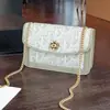 Bolsas de Mujer al por Mayor, Bolsos de Hombro de Nueva Moda, Bolsos Casuales de Axila, Bolsos Pequeños de Cadena para Mujer, Bolsos Cruzados de Piel Genuina