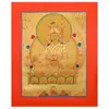 Thangka pintado à mão de Buda Yuanhui, pintura de parede suspensa, estátua de Buda Mestre Lótus, Xizang natural, Nepal, Salão de Buda, mural de adoração a Buda