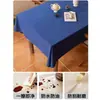 Toalha de mesa de luxo leve, à prova d'água, à prova de óleo e resistente ao calor, TPU sem lavagem, design simples, novo estilo de tapete para mesa de centro