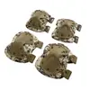 Conjunto Tático de Equipamento de Proteção para Treinamento Espesso, Anti-Colisão e Anti-Queda, Conjunto de Quatro Peças de Joelheiras e Cotoveleiras para Treinamento Militar, Ciclismo e Esportes de Montanhismo