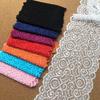 Encaje elástico exquisito de 18 cm de ancho, hecho a mano, para bricolaje, accesorios de ropa, vestido, ropa interior, tela decorativa