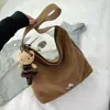 Bolso de Axila Coreano de Nicho para Mujer 2025 Otoño Nuevo de Moda Simple Bolso Cruzado de un Solo Hombro Bolso Tote de Gran Capacidad