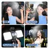 Adequado para DJI Pocket 4/3, este kit de iluminação mini magnético portátil com liberação rápida é perfeito para fotografia esportiva
