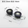 Roda Dupla 23mm23mm Roda de Posicionamento Inferior Roda de Posicionamento para Porta de Correr Coluna Dupla Liga de Alumínio Batente de Porta