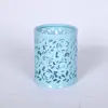Novo barril de armazenamento de mesa de escritório de papelaria criativo oco colorido multifuncional recipiente redondo grosso para canetas atacado
