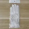 Novia Vestido de Boda Tul Encaje Guantes Rendimiento Diario Regalo Boda Corto Malla Sexy Blanco Mayoreo