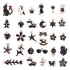 Pingente de gota de óleo de desenho animado fofo Panda Smiley Liga Pequeno Pingente Criativo Pulseira Colar DIY com Acessórios Material