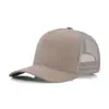 Gorra de béisbol de malla ligera de verano de cinco paneles para hombre con logotipo bordado estampado, sombrero transpirable para exteriores con protección solar de malla para niños