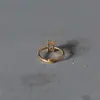 Nuevo Anillo Cuadrado de Zircón Europeo y Americano de Yuhong, Piedra Elegante y Versátil 5*8 Apertura Geométrica Anillo de Moda