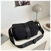 Bolsa Torrada de Ombro Esportiva Grande Capacidade Casual Cor Sólida Tecido Oxford Fitness Transversal Bolsa Transversal de Viagem Moderna