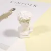Mini estátua de gesso adereços de decoração de fotos adereços de fotografia de retrato decoração de coluna romana ornamentos de cena fundo