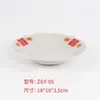 Plato de Servir de Melamina para Comida Caliente y Barbacoa Famoso en Internet de Chongqing, Estilo Vintage Retro Nostálgico, con Diseño de Caracteres Chinos Tradicionales