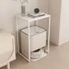Robot Aspirador Nórdico Estante para Equipaje Armario de Exhibición Lateral de Sofá Impresora Planta en Maceta