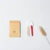Traje de artículos de tocador desechables para hotel bolsa de papel Kraft para hotel juego de cepillo de dientes dos en uno cepillo de dientes de hospitalidad para el hogar