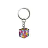 Chaveiro Criativo Série Lazer Desenho Animado Personalizado PVC Borracha Macia Acessório de Bolsa Pingente Enfeite de Chave de Carro