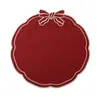 Tapetes de Mesa Bordados Atacado Transfronteiriço, Tapetes Resistentes ao Calor, à Prova de Óleo, Impermeáveis, Resistentes a Manchas, Tecido de Alta Qualidade Bordado Tapetes de Mesa de Jantar Ins