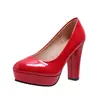 Nuevos Zapatos de Tacón Alto para Mujer Tacón Grueso Todas las Estaciones Zapatos de Trabajo OL MC Presidió Etiqueta Zapatos Profesionales para Mujer Producción a Largo Plazo