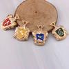Medalla Logo Academia de Magia Aleación Goteo de Aceite DIY Accesorios de Joyería Aretes Colgante Joyería Colgante para el Cabello