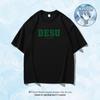Camiseta de Manga Curta Gelo de Seda Estilo Hong Kong 2025 Verão Mais Vendida Unissex Respirável Fresca Secagem Rápida Moda Versátil