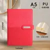 Cuaderno de Negocios Hebilla A5 Personalizado Oficina Corporativa Registro Textura Cuero Bloc de Notas Impresión Personalizada Logotipo
