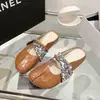Zapatillas de Media Piel Mary Jane Estilo Francés con Tacón Oculto y Punta Dividida para Mujer, Para Usar al Aire Libre, Novedad 2026, Zapatillas Perezosas sin Cierre