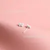 Novos Brincos de Tarraxa Bio-Cerâmicos, Não é Preciso Remover para Dormir, Hipoalergênicos, Cuidado com o Furo da Orelha, Milhares de Estilos de Brincos de Cerâmica Fofos e Doces, Atacado