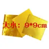 Papel de Envoltura de Papel de Aluminio Dorado de Grado Alimenticio para Bolas de Sésamo, Chocolate, Dulces, Té, Envasado Individualmente Papel de Aluminio a Prueba de Humedad