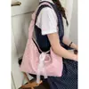 Bolso de Hombro de Lunares Estilo Coreano para Mujer 2026 Nuevo Lazo de Encaje Gran Capacidad Bolso de Viaje Simple Versátil Estilo Ins