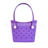 Bolsa Feminina Eva Perfurada Mais Vendida, Bolsa de Mão Coreana de Nicho, Bolsa de Praia Simples e Estilosa, Necessaire, Bolsa Transversal