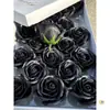 Flor de Jabón de 5 Capas Cabeza de Flor Grande Flor de Rosa Día de San Valentín Día de la Madre Ramo de Flores de Jabón Caja de Regalo Decoración DIY