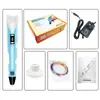 Caneta de Impressão 3D de Segunda Geração Presente para Crianças Produto Quente de E-commerce Transfronteiriço Caneta de Grafite Tridimensional DIY Caneta de Impressão 3D