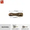 Chengyu Cerradura antigua estilo chino hebilla vintage de cobre puro pestillo de puerta cerradura de puerta puerta puerta pestillo de puerta de gabinete cobre perno engrosado