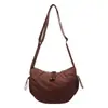 Nova Bolsa de Tecido Transfronteiriça, Simples, Casual, Grande Capacidade, Bolsa de Bolinho da Moda, Bolsa de Ombro Versátil para o Dia a Dia e Saídas, Tendência