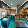 Sinotruk Howo Casa Rodante Pop-Up, Vehículo de Camping al Aire Libre, Casa Rodante de Matrícula Azul para Viajes Independientes, Casa Rodante Real, Casa Rodante de Camping