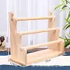 Estante de Exhibición de Almacenamiento de Madera de Múltiples Niveles Spot Estante Decorativo para Macetas Estante de Almacenamiento Hecho a Mano para Sala de Estar Estante de Madera para Joyería