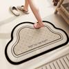 Felpudo de Lujo Ligero de Barro Diatomeas para Puerta de Baño Antideslizante Resistente a la Suciedad Felpudo Doméstico Absorbente Secado Rápido Fácil de Cuidar Felpudo