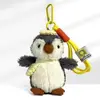 Chaveiro Pinguim Amendoim Fofo Pingente de Bolsa Decoração de Chave de Carro Boneca de Pelúcia Desenho Animado Presente Criativo