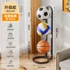 Estante de Almacenamiento para Pelotas Estante de Almacenamiento para Baloncesto del Hogar Equipo Deportivo Interior para Niños Estante Plegable de Pie para Exhibición de Fútbol