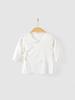 Roupas de Nascimento Finas Classe A Primavera e Verão Camisa Parcial para Recém-nascido Roupas de Bebê com Cadarço Roupas de Bebê Borboleta Tamanho 59 Roupas de Meio Costas