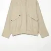 Comercio exterior transfronterizo ropa de mujer 2026 nuevo modelo moda estilo europeo y americano suelta con bolsillo cremallera cuello alto chaqueta bomber